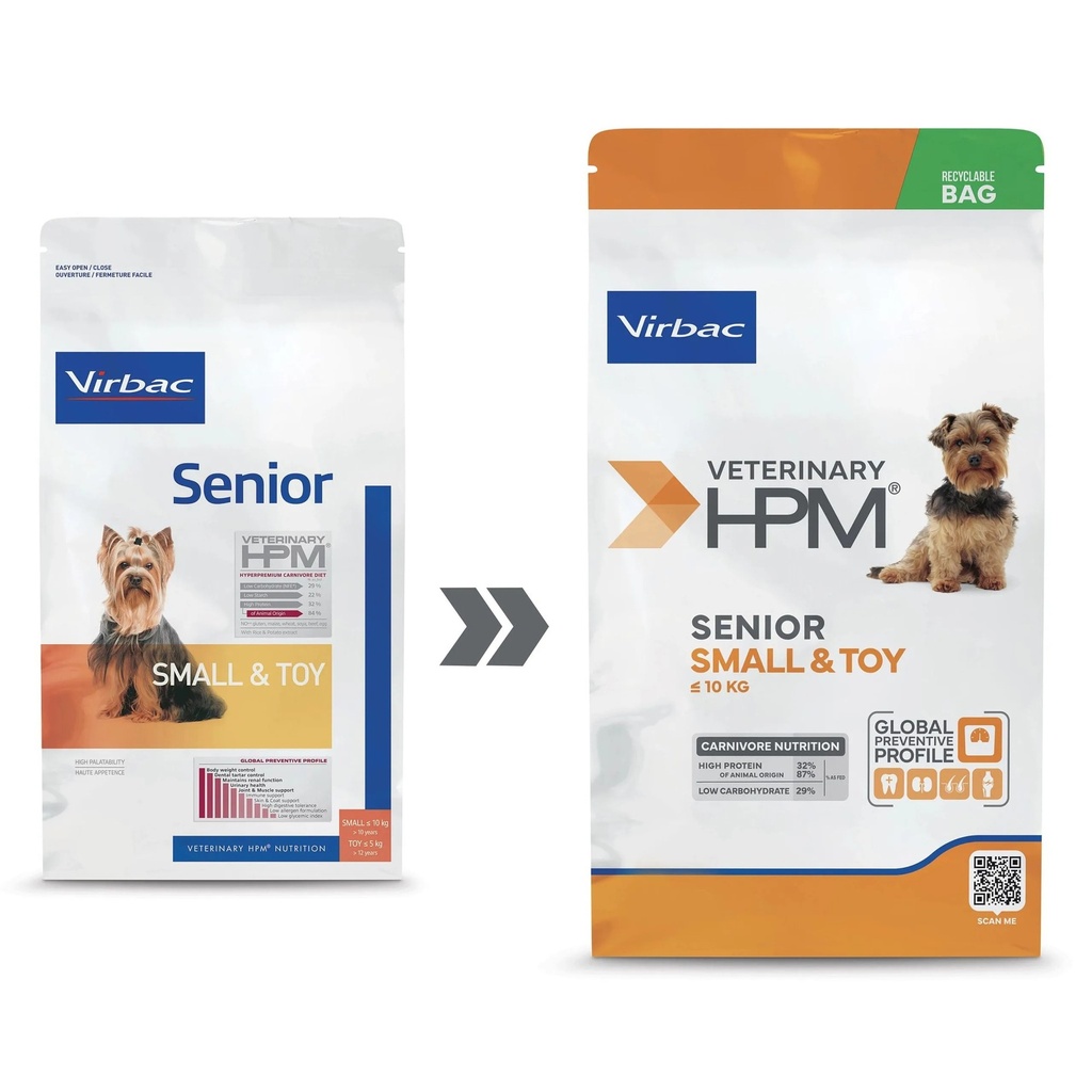VIRBAC HPM Senior Dog Small & Toy