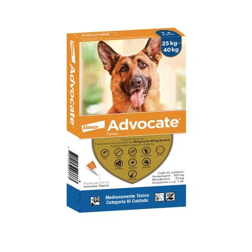 ADVOCATE PERROS + 25KG