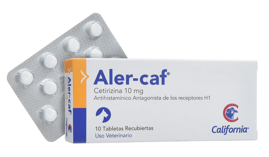 ALER-CAF 10 MG CJA * 10 TABS