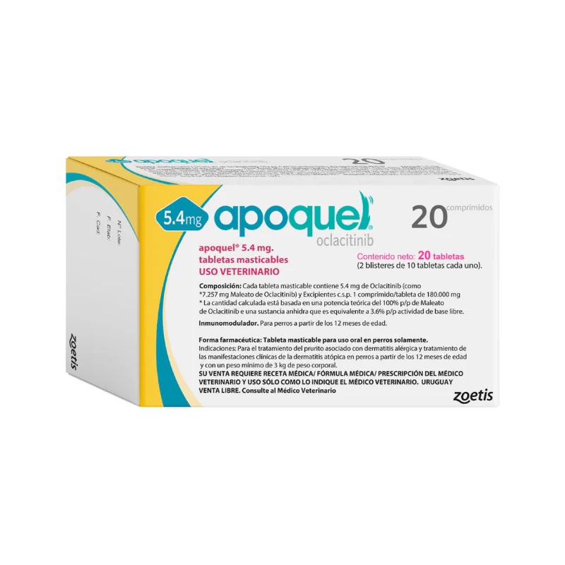 APOQUEL  5,4 Mg 20 TAB