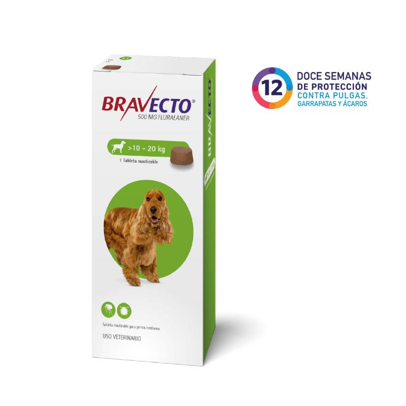 BRAVECTO 3 MESES 10 - 20 KG