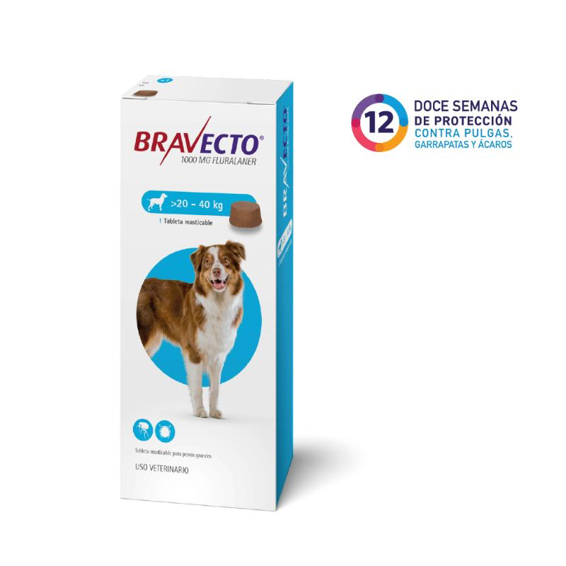 BRAVECTO 3 MESES 20 - 40 KG