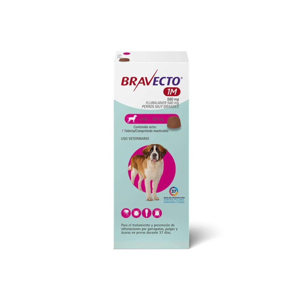 [C000296] BRAVECTO 37 DIAS ROSADO 40 - 56KG ( 560mg )
