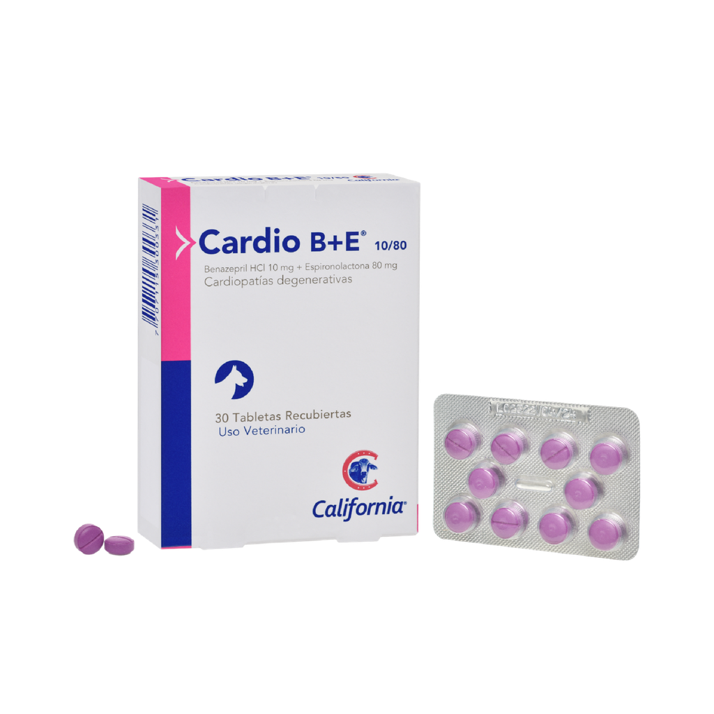 [C000536] CARDIO B +E 10/80 CAJA * 30 TAB
