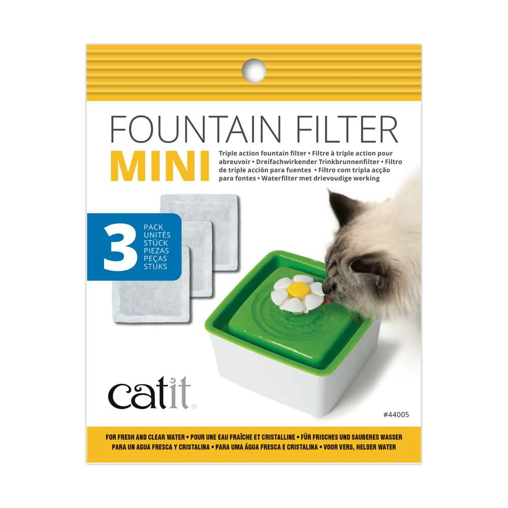 [C000555] CATIT RESPUESTO FILTRO PARA FUENTE DE AGUA MINI FLORES 1.5L 3UND