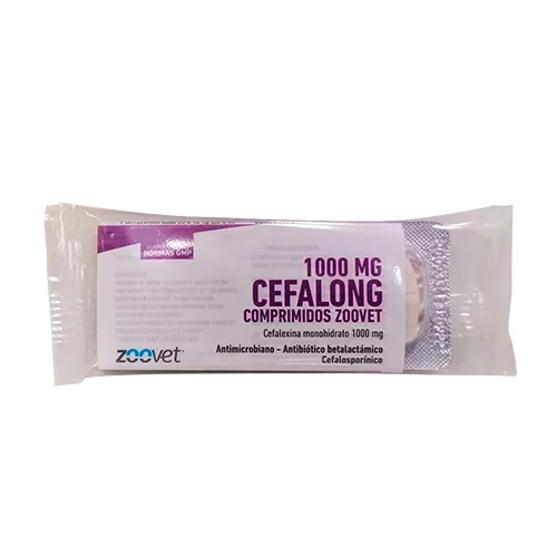[C000592] CEFALONG (CEFALEXINA 1000mg) SOBRE * 5 TABLETAS