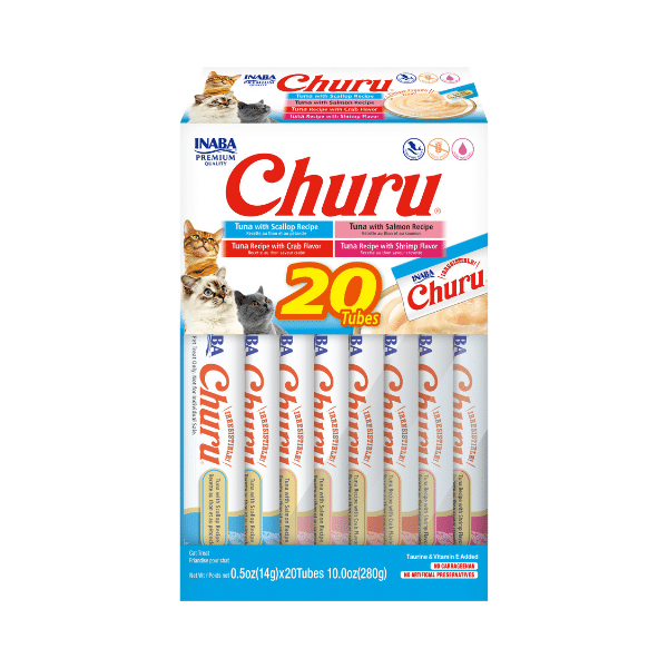 [USA625] CHURU CAT 20 PIEZAS - TUNA SEAFOOD VARIETY BOX