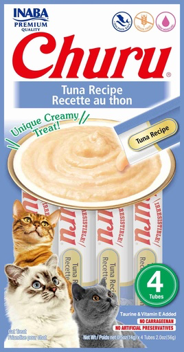 [USA601] CHURU CAT 4 PIEZAS - TUNA - ATUN 56 GR