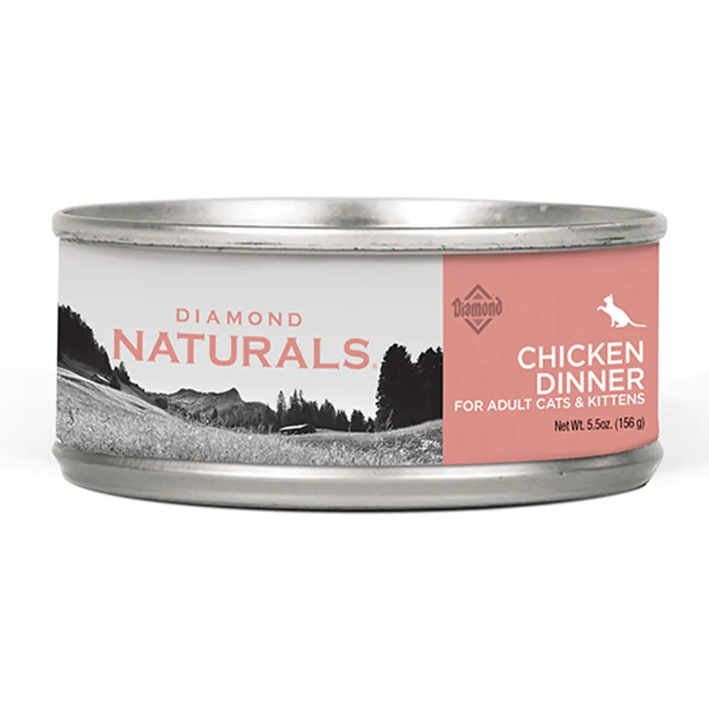 DIAMOND NATURALS LATA CHICKEN DINNER CAT 5,5 Oz