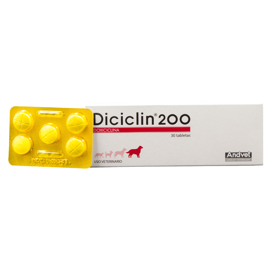 DICICLIN 200 MG TABLETA