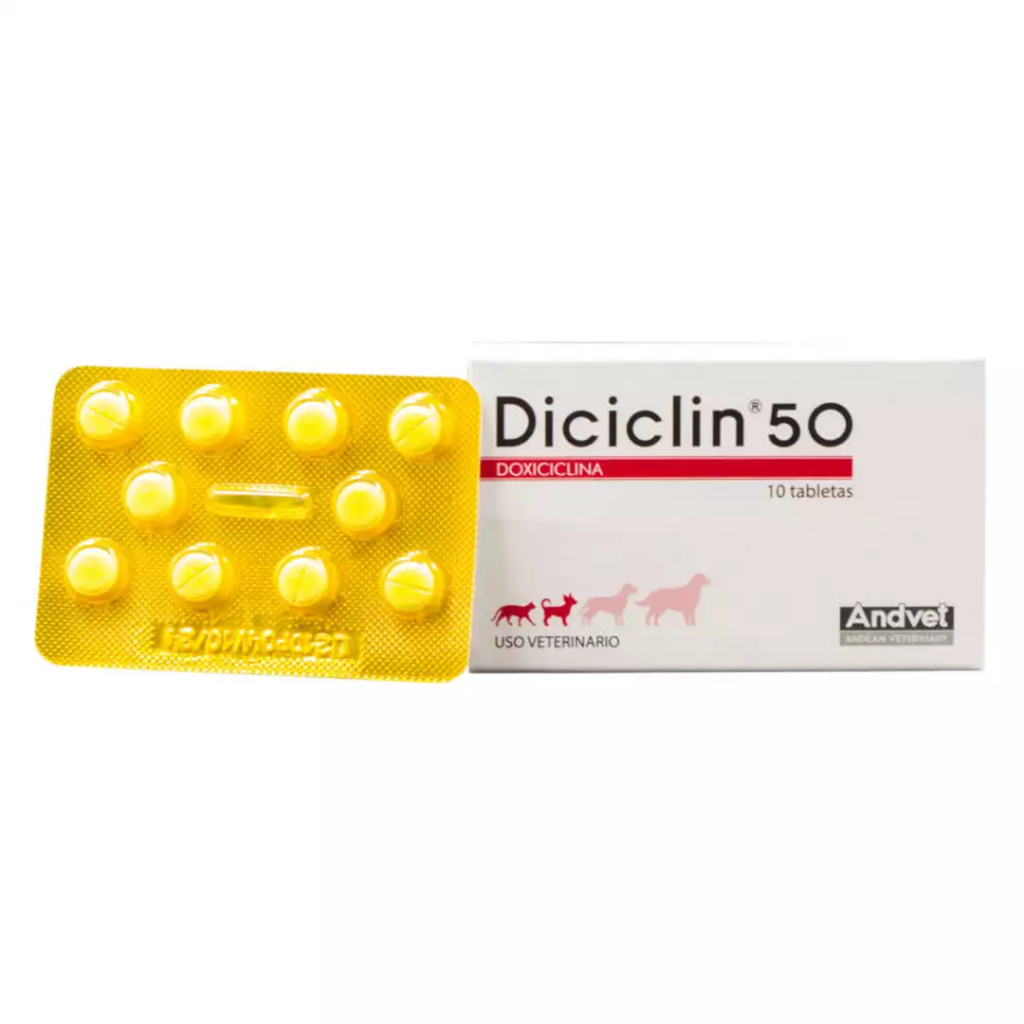 [C000854] DICICLIN 50 CJA * 10 TABLETAS