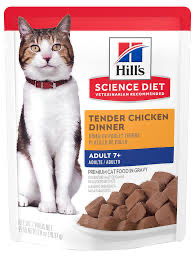 HILLS F ADULT 7+ TENDER CHICKEN POUCHE 79 GRS