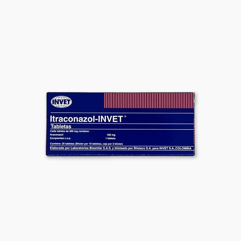 ITRACONAZOL (INVET) TABLETAS