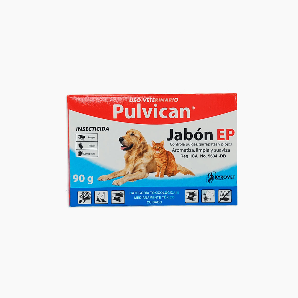 [C001358] JABON PULVICAN INSEC * 90 GR