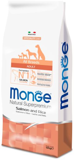 MONGE NATURAL SUPERPREMIUM ALL BREEDS SALMON * 2.5KG