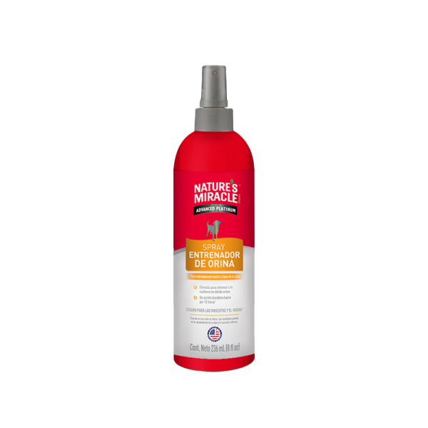 [C001511] NATURE MIRACLE PERRO SPRAY DE ENTRENAMIENTO PARA ORINAR 8 Oz