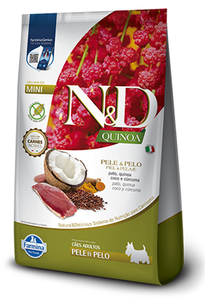 ND QUINOA CANINE ADULT MINI P&P PATO * 2.5 Kg