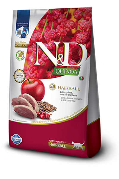 ND QUINOA FELINE ADULT HAIRBALL * 1.5 Kg