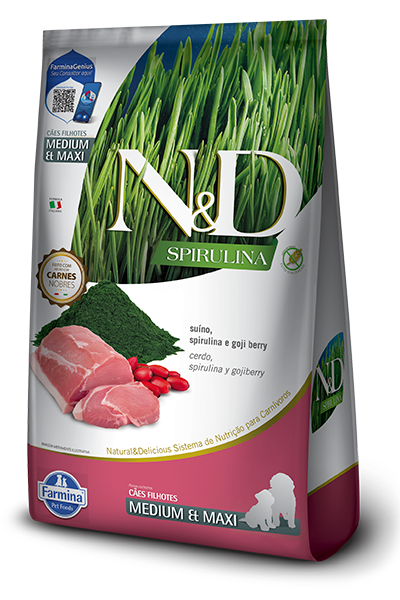 ND SPIRULINA CANINE PUPPY MD/MX SUINO * 10.1 Kg