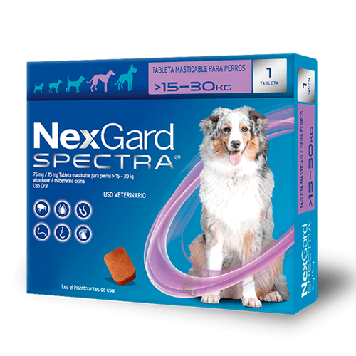 NEXGARD SPECTRA 15 - 30KG * 1 DOSIS L