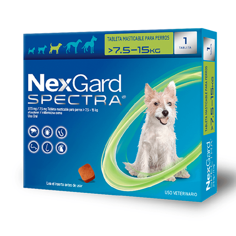 [C001586] NEXGARD SPECTRA 7.5 - 15KG * 1 DOSIS M