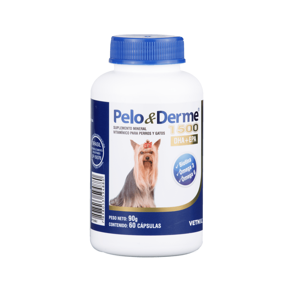 PELO Y DERME 1500 60CAP