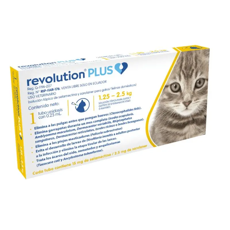 REVOLUTION PLUS 0,25 ML TBX1