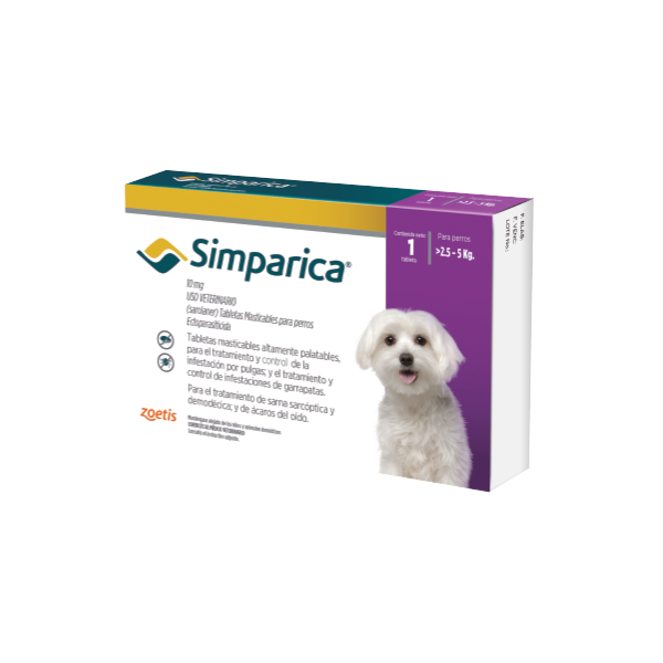 [C001979] SIMPARICA 10 Mg CAJA 1 TABLETA