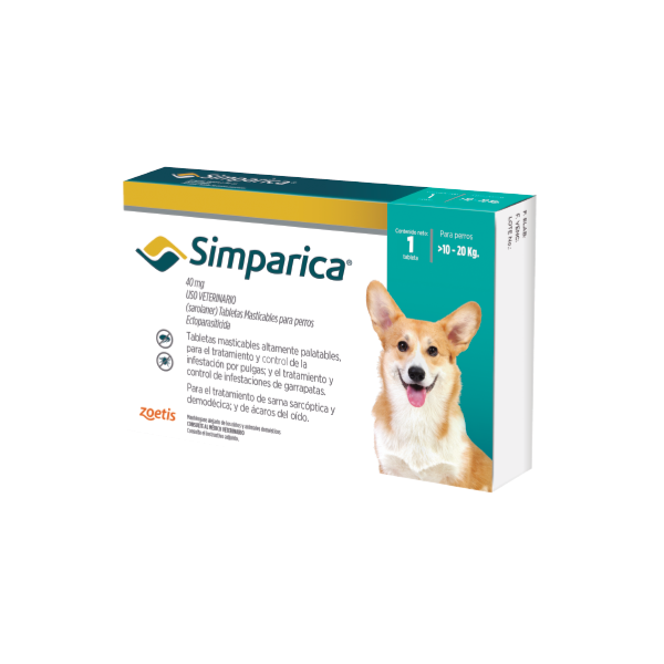 [C001983] SIMPARICA 40 Mg CAJA 1 TABLETA