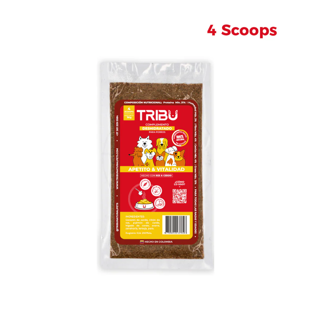 [C002155] TRIBU DESHIDRATADO DE CARNES * 4 SCOOPS