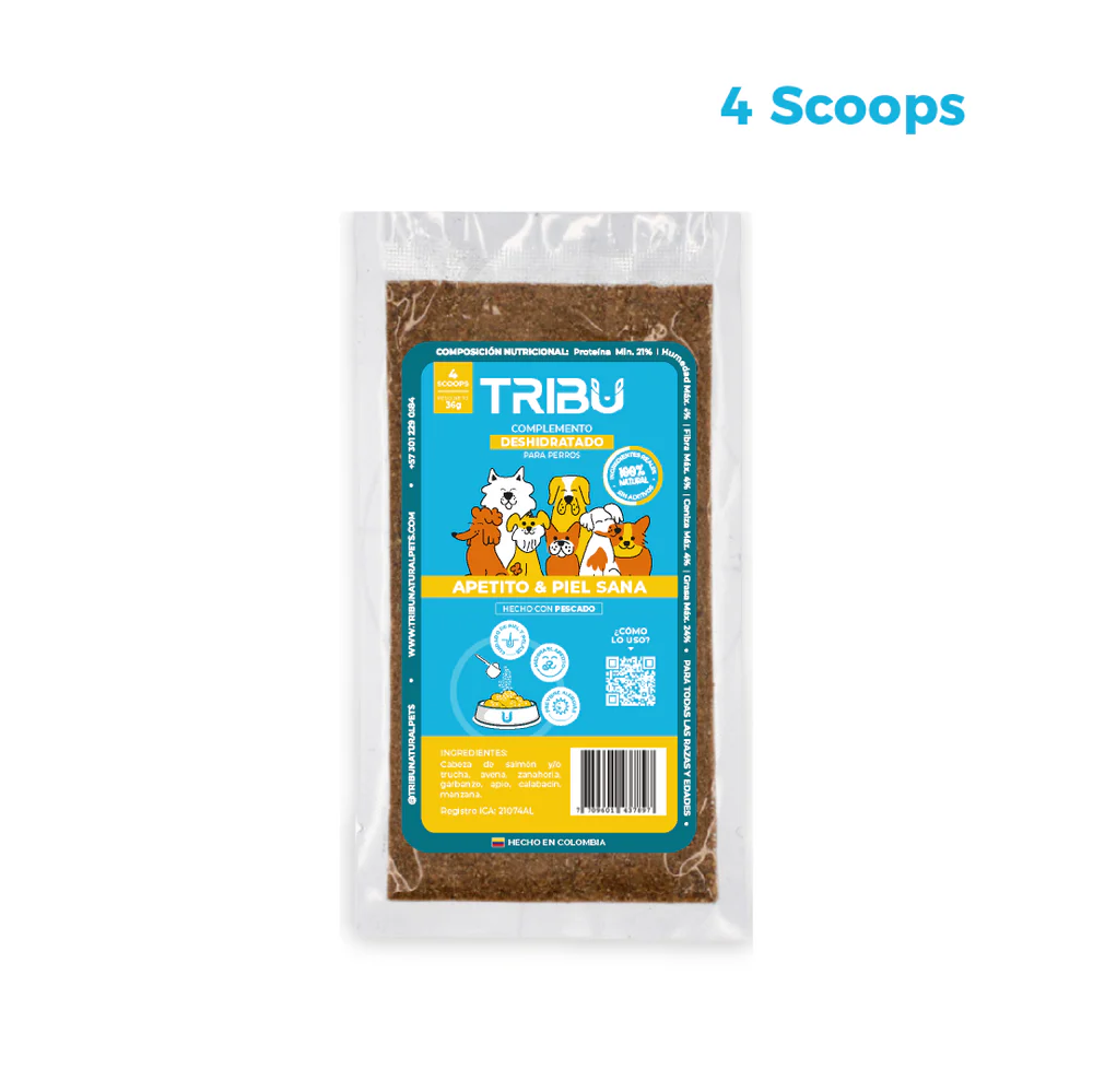 [C002157] TRIBU DESHIDRATADO DE SALMON * 4 SCOOPS