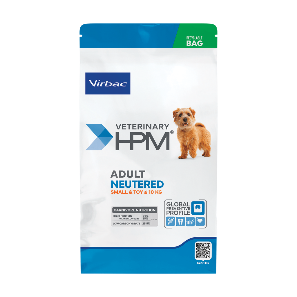 [C002301] VIRBAC HPM Adult Neutered Dog Small & Toy