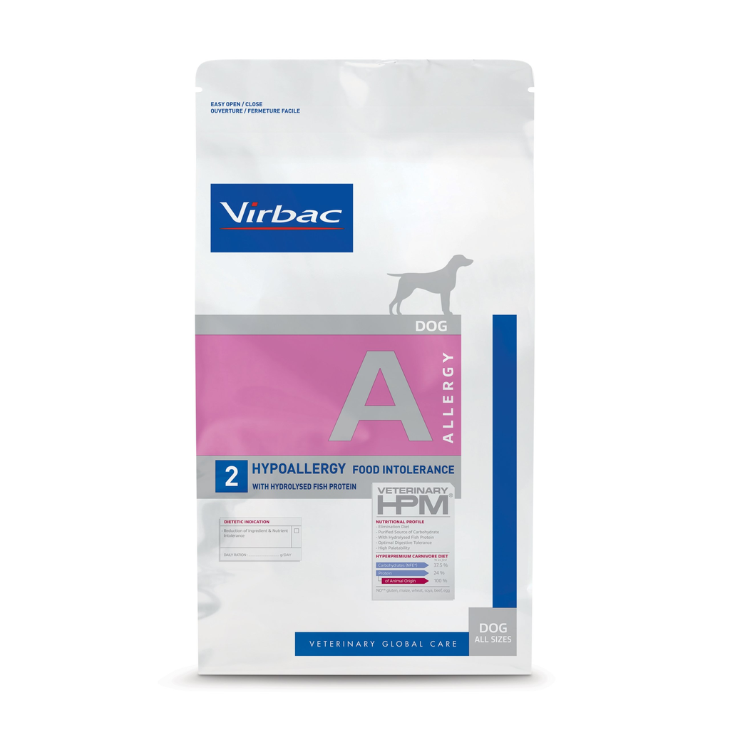 [C002305] VIRBAC HPM Dog Hypoallergy with Hydrolysed Fish Protein 3 KG
