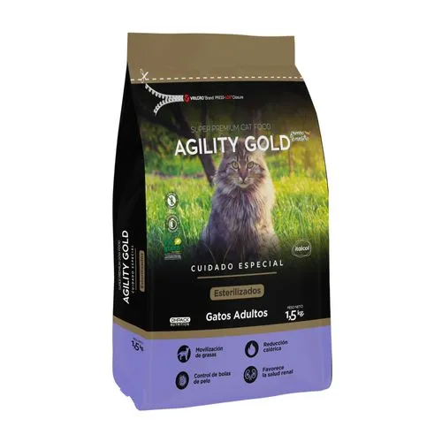 [C000167] Agility Gold Gatos Esterilizados (1.5 Kg)