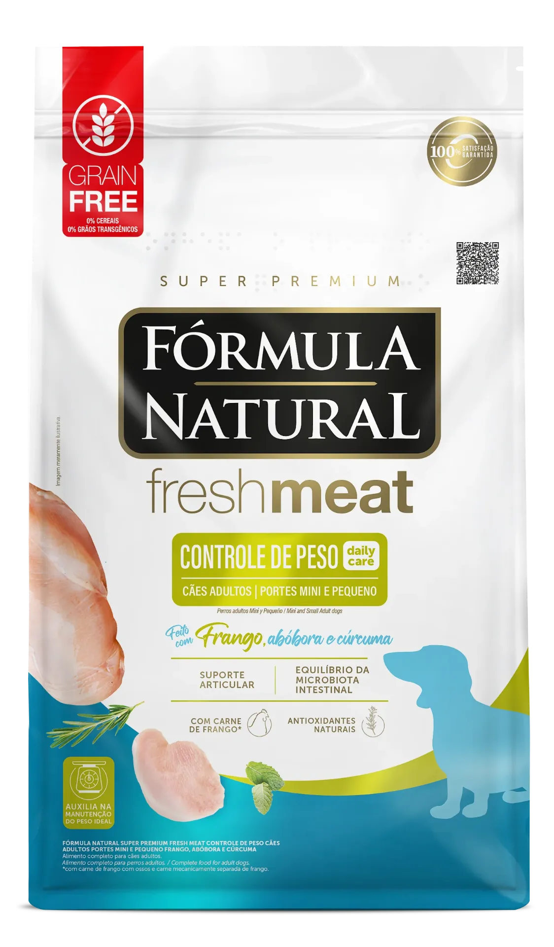 [C001496] Fresh Meat Caes Adulto Light Mini y Pequeño Pollo (1 Kg)