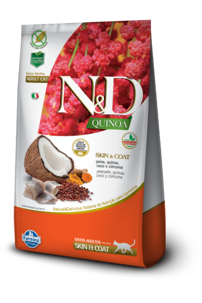 [C001896] ND QUINOA FELINE ADULT SKIN PEIXE (1.5 Kg)