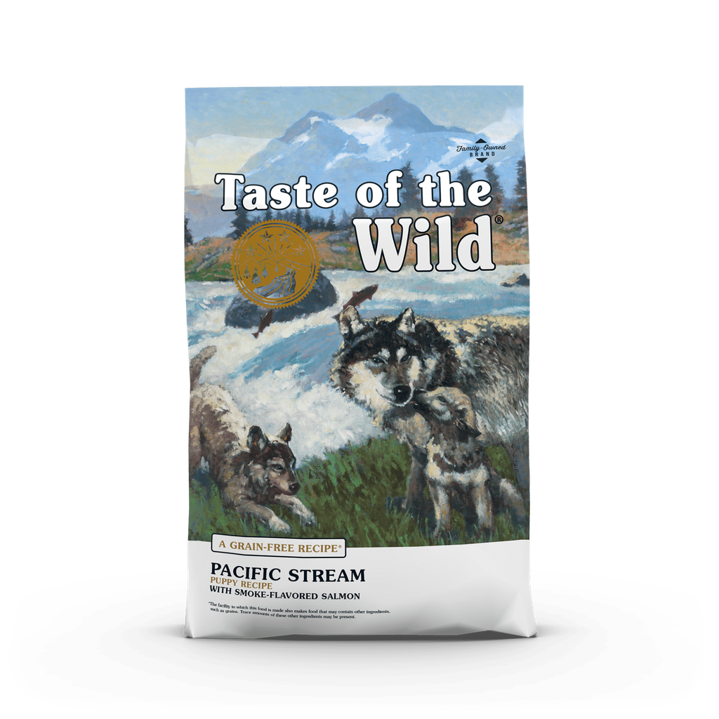 TASTE OF THE WILD PACIFIC STREAM PUPPY  CANINE FORMULA CON SALMON Y SALMON AHUMADO