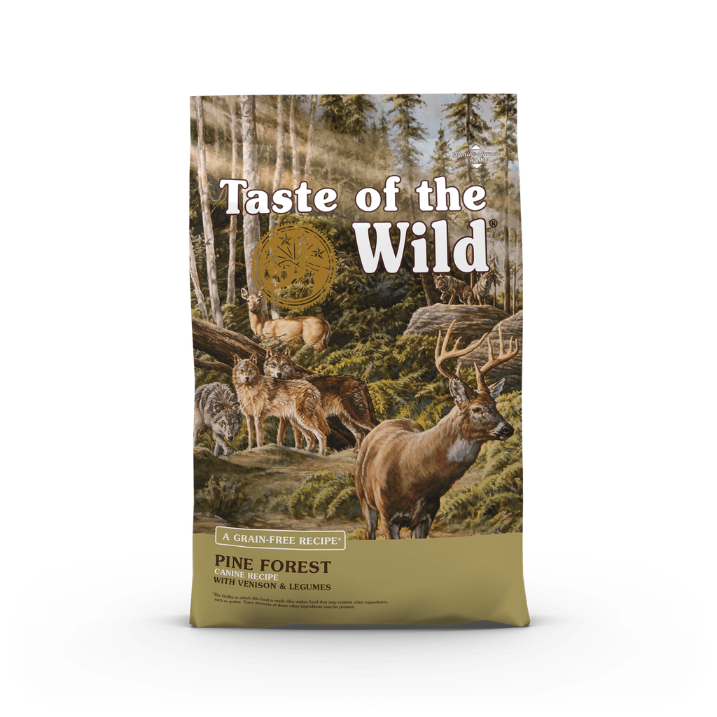 TASTE OF THE WILD PINE FOREST CANINE VENADO Y LEGUMBRES