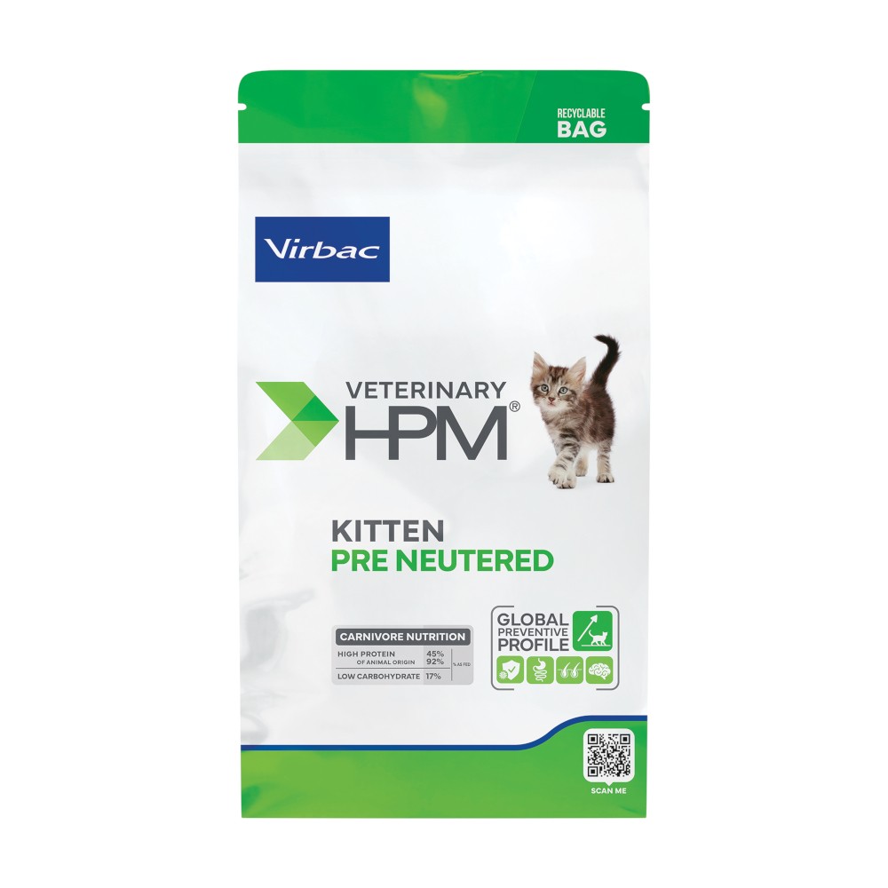 [C002505] VIRBAC HPM Kitten Pre Neutered Cat (1.5 Kg)