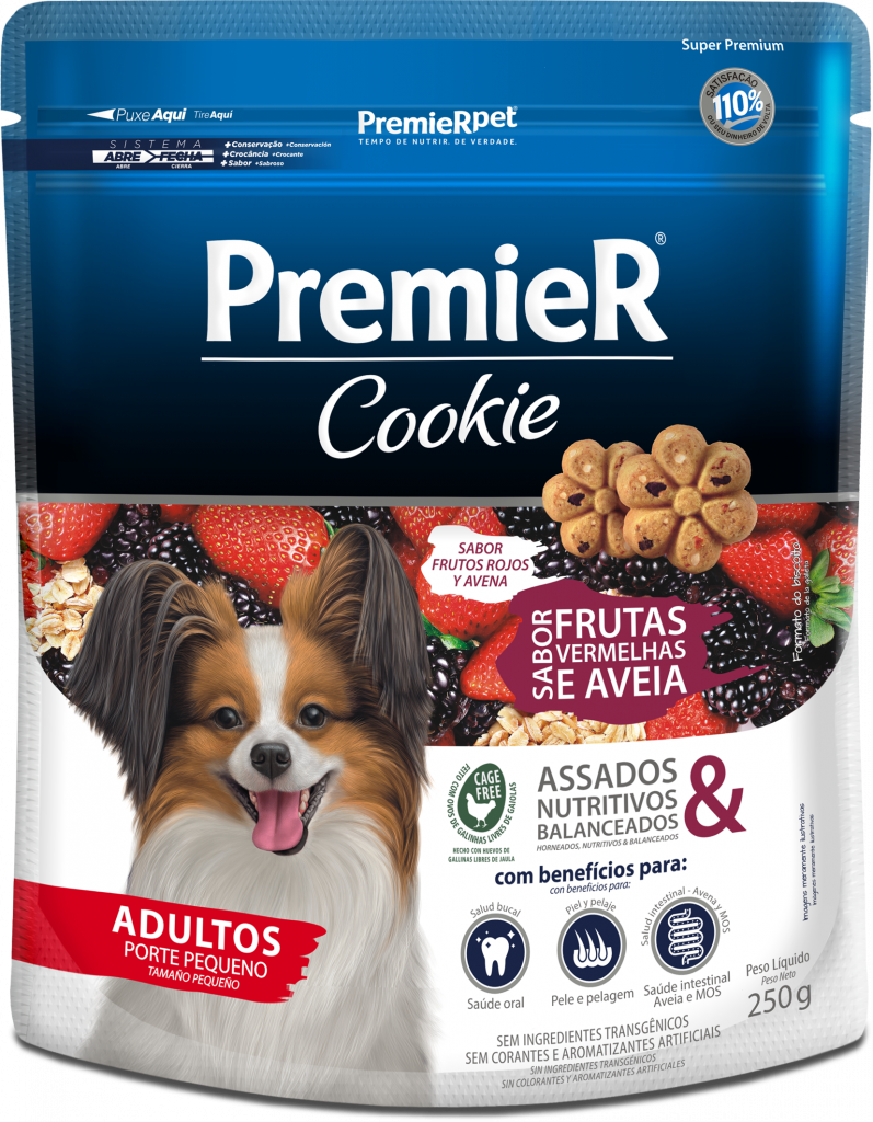 [C001732] PREMIER COOKIE PERROS AD FRUTOS ROJOS Y AVENA