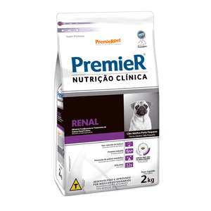 PREMIER NUTRIÇÃO CLÍNICA RENAL PERROS TALLA PEQUEÑA * 2 Kg