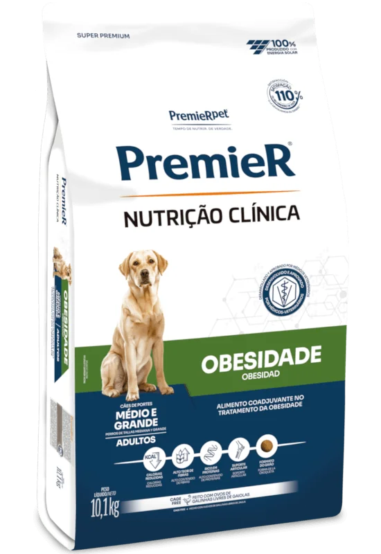 [C001734] PREMIER NUTRIÇÃO CLÍNICA PERROS OBESIDAD TALLA MEDIA Y GRANDE * 10.1 Kg