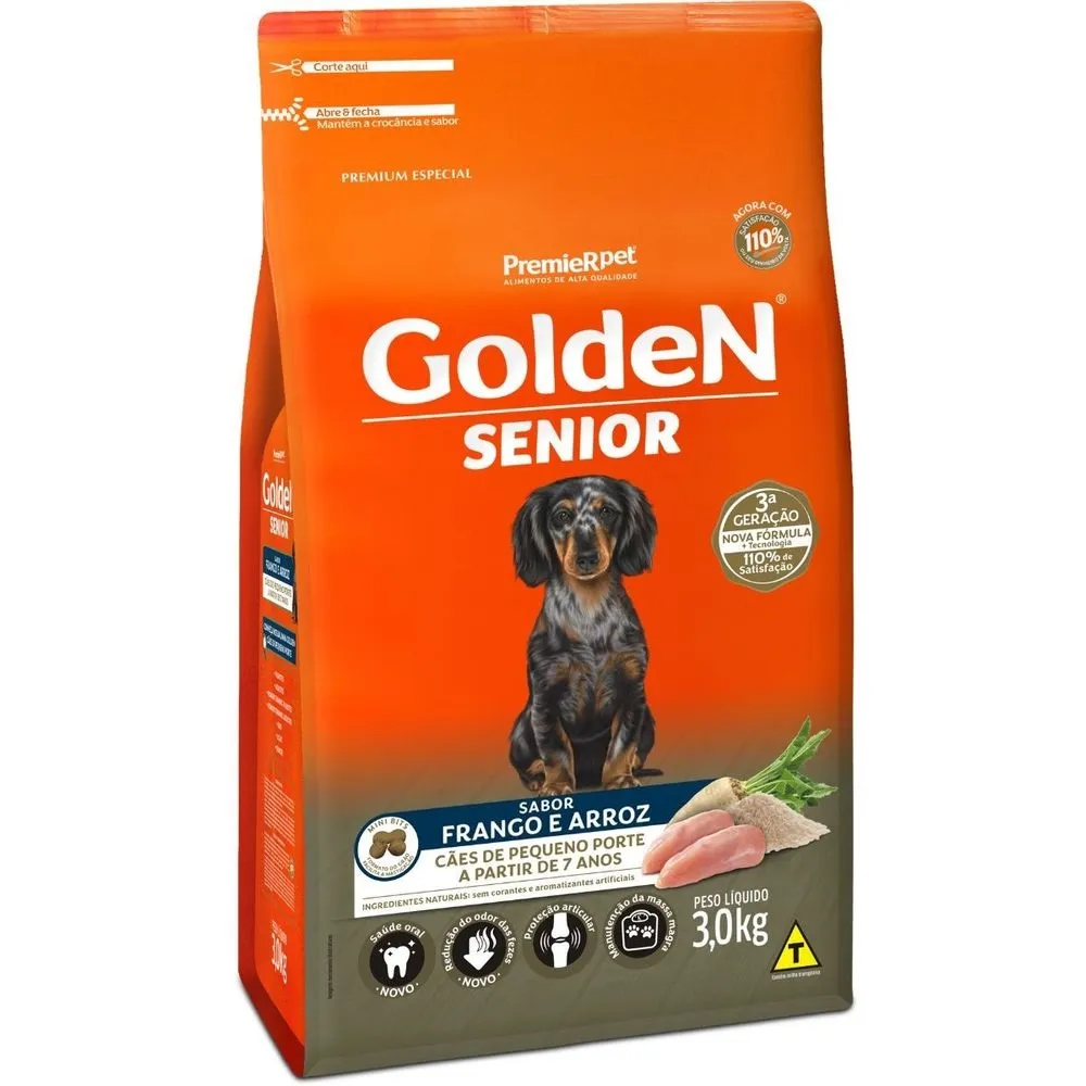 [C002649] GOLDEN FORMULA PERROS ADULTOS SENIOR MINI BITS (3 Kg)