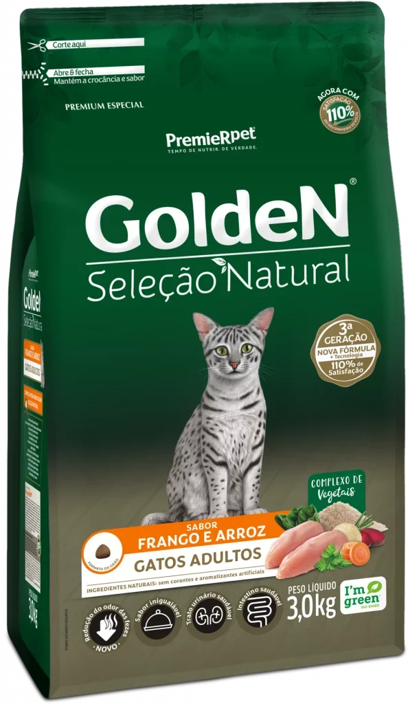 [C002658] GOLDEN SELECCION NATURAL GATOS ADULTOS (3 Kg)