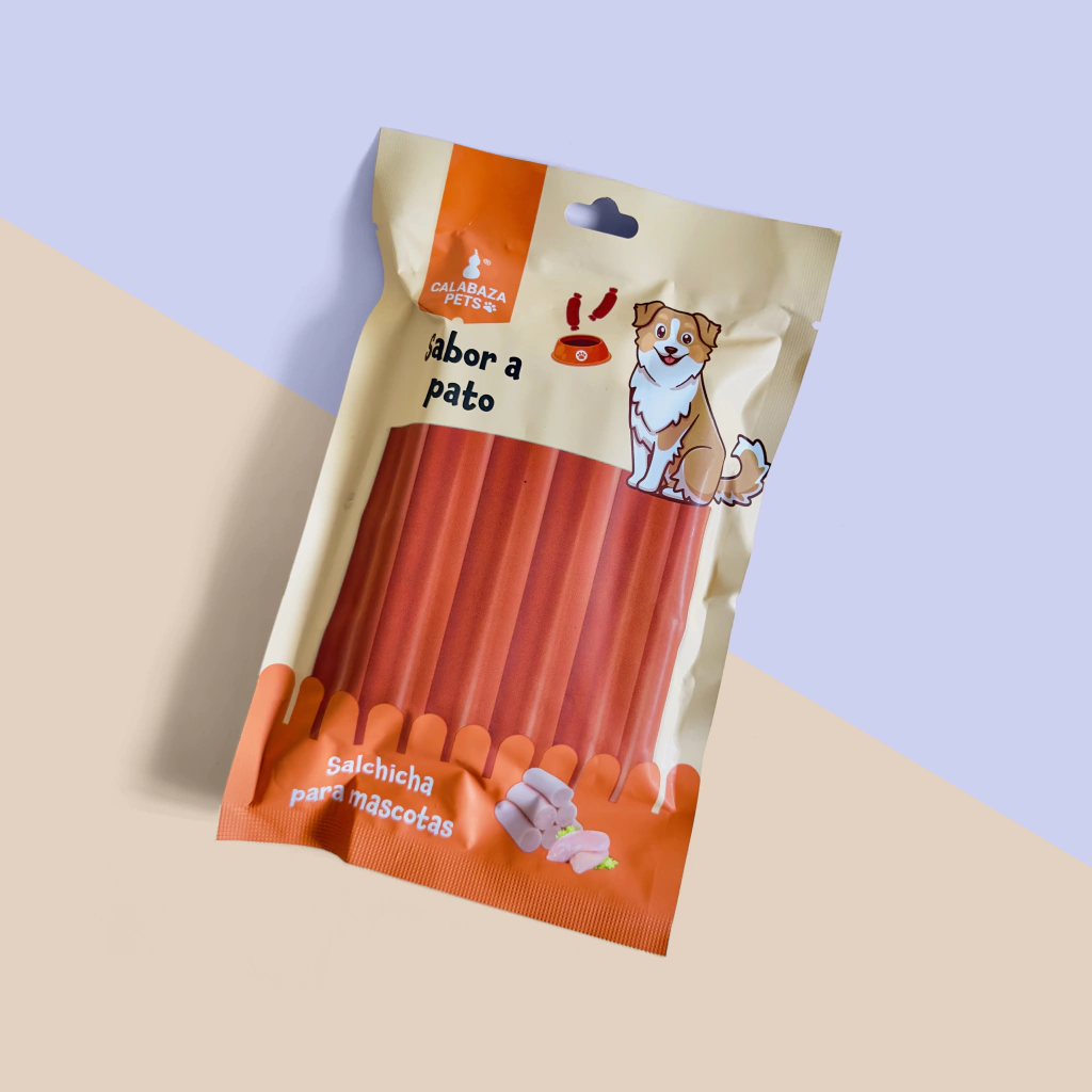 [C001913] SALCHICHAS CALABAZA SABOR A PATO *10 UND