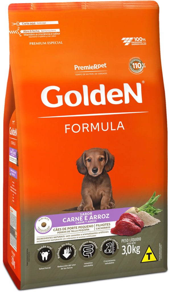 GOLDEN FORMULA PERROS CACHORROS CARNE MINI BITS