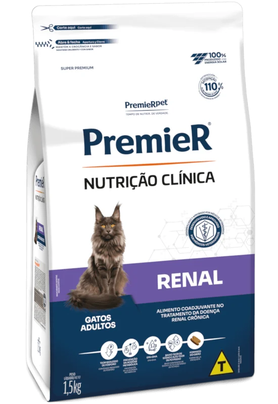[C001735] PREMIER NUTRIÇÃO CLÍNICA RENAL GATOS * 1.5 Kg