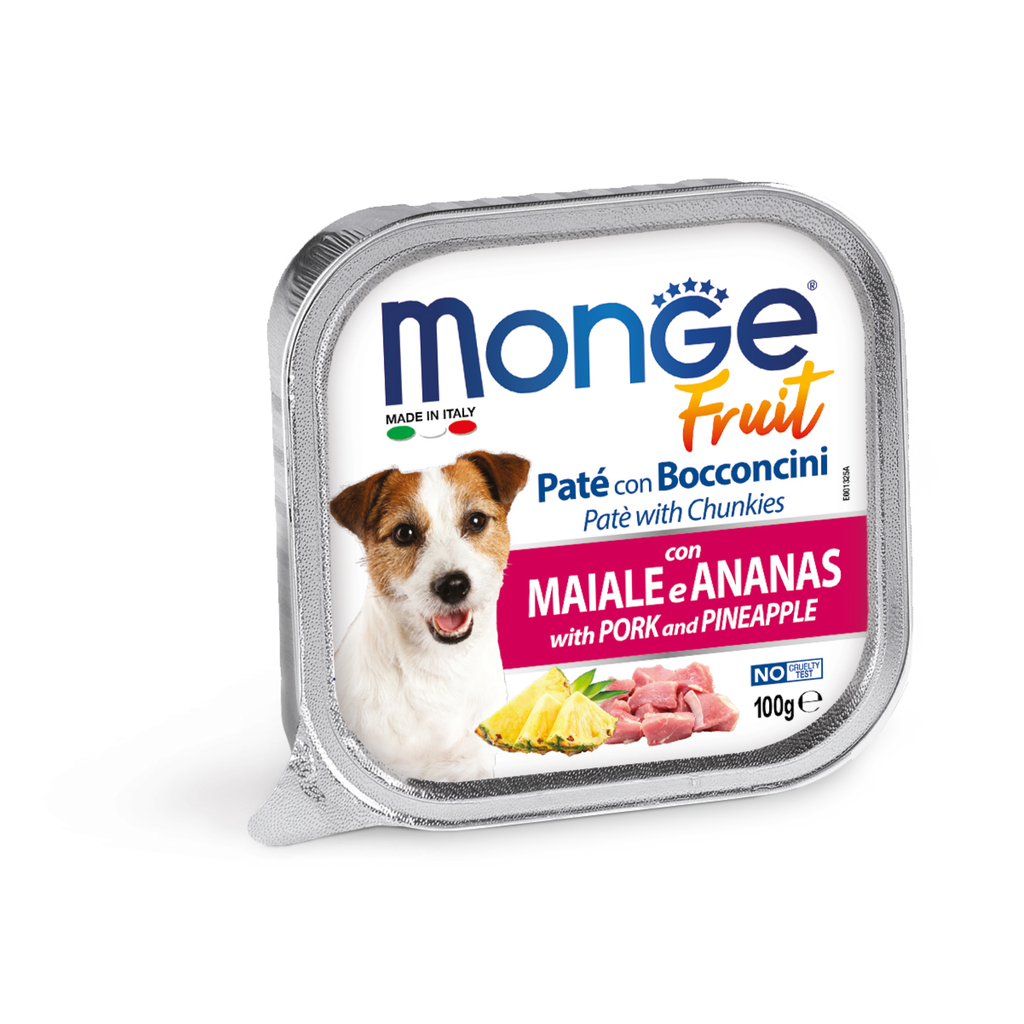 MONGE DOG FRUIT * 100GR (PORK PINAPPLE)