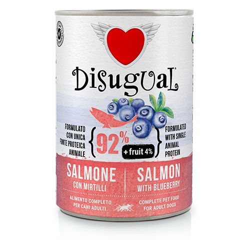 DISUGUAL DOG FRUIT (400 Gr, Salmon / Arandano)