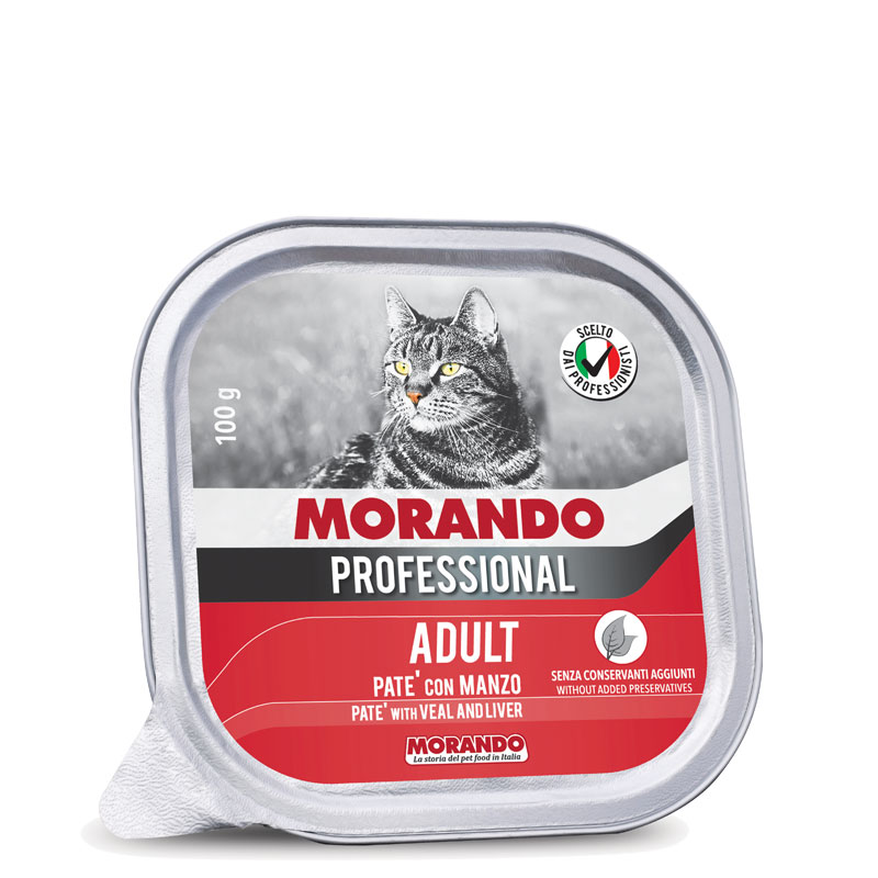 MORANDO PROFESSIONAL CAT PATE (100 Gr, SALMON)